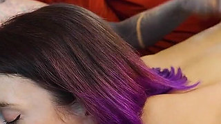 Two Slim Cuties Get Fucked by a Serviceman with Fat Cock