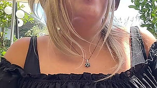 Good Morning, Goddess - Brazilian BBW MILF Outdoor Smoking Ritual