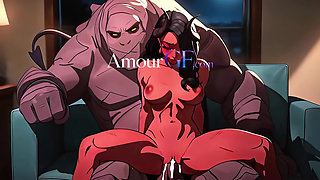 One week of cartoon dispatch wildness anal, public fucking, and creamy finish