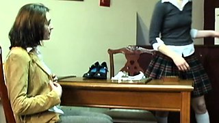 Teen teacher spanked by principal