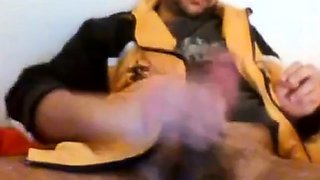 Str8 Danish Guy Cums on Paper Towel with Monstercock