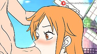 Nami by EroPurgatory Devours Nico Robins Big Cock