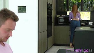 Stepmom's Big Boob Therapy