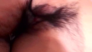 small asian hairy woman gets fucked for the first time