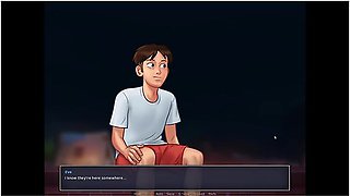 Eve Is Surprised By Anon's Huge Monster Dick - Summertime Saga Gameplay