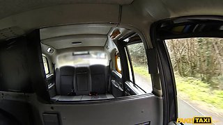 I stick my Big Cock deep inwards this ginger sluts bum - faux taxi