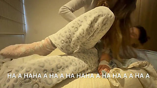 Wrestling Between Women and Tickling
