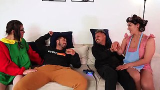 Neighborhood Orgy Gets Wild - Foursome With TommyMiller & Fred Nunexx Fucking KarinaMiller & NatisMiam Rough