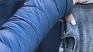 Dick Flash - French Teacher Public Blowjob Voyeur Hotel Balcony Caught by Neighbors Extreme Cum in Mouth 4K