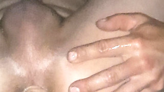 Anal sex with a vibrator