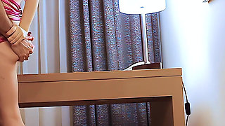 Eating the Ass of the Blonde in High Heels While She Uses a Toy in Her Pussy