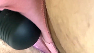 Stimulating My Clit with Powerful Wand