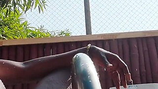 Barely Behaving by the Pool