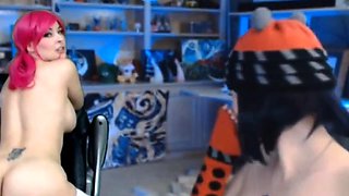 Big assed busty tit fuck and blowjob