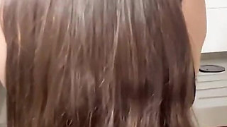 Latina Cameltoe Giant Creampie in the Kitchen with Her Neighbor