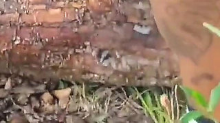 Several Squirts in the Park Alone with a Very Wet Pussy Thinking About Dick