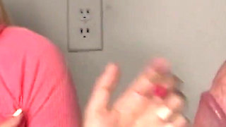 Big dick in gloryhole gets sucks and deepthroats by hottie babe Riley Evans