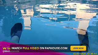 Big Beauty Nurse Vicki Shows off Her Water Shoes and
