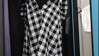 Mature Woman Takes off Her Clothes and Gets Into Her Underwear