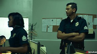 Nicole Kitt's Wild Ebony Passion Ignites in Dirty Creampie Heat