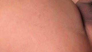 Big Tits Tranny Jerking her Big Hard Cock