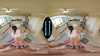 You Fuck The Slutty Babysitter Over the Kitchen Counter -
