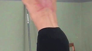 Donna's bare back whip