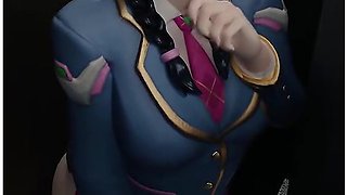 How School Girl D.va Gets Her Black Teacher To Give Her An A+ With Car Toon