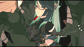 Genhin Impact - Xianyun Craves Big Black Cock After Getting Bored of Average Dick - 3D Hentai Animation