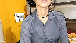 Indian Teacher Abiraj Gives Hot Blowjob and Swallows Cum - Desi Student Fuck