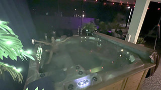 Steamy Hot Tub Sex with Abi James