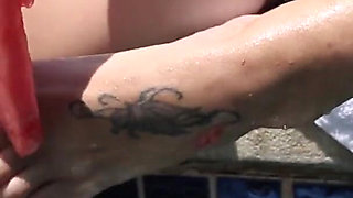 Orion Raye watermelon toes