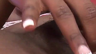 Seductive ebony MILF Mahogany Bliss with shaved brunette pussy wants to get stuffed by BBC bareback