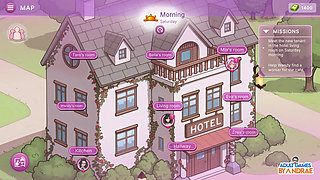 Sex Apartment 2: Grand Hotel Gameplay Part 2 - Spicy Encounters with Bella and Eva