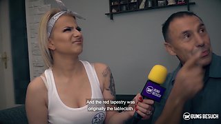 Dana Jayn Rides Wildly as Busty Star with Amateur