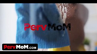 Crazy stepmom screws sonny before going off to college