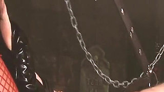 Fetish Girls Scene-4_brunette with a Big Ass and Big Tits Fucks Her Tied-up Friend in a BDSM Session