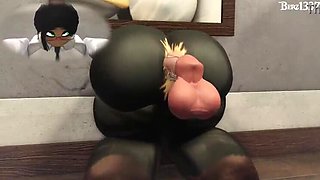 Amateur Girlfriend Rough Doggystyle POV - Big Cock Hard Fuck Homemade Office Sex