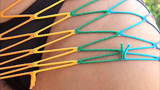 Exhibitionist wife with cameltoe