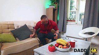 Daddy4k. the real stepdaddy's dick finer than her nerdy boyfriend's