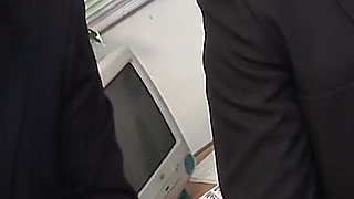 Hot College Scene 1: Horny Students in Lingerie Having Sex Together in Class