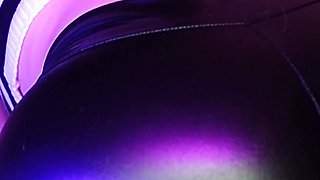 Big Ass Girl in Black Latex Leggings Gets Pulsating Cum Inside After Sloppy BJ - Lilykoti