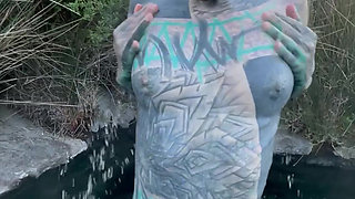 Tattooed Alt Couple Gets Filthy Outdoors - Road Trip Perverse Adventures
