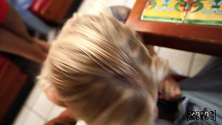 Eden West's Waitress Fantasy Turns Into Bliss