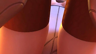 Mercy Overwatch Hot Big Ass Buttjob Tease Hard Anal &cowgirl Riding Moans - 3D Animation