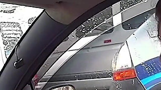 Friends Gave a Ride to a Girl with Acne and Filled Her Orthodontic Braces with Semen