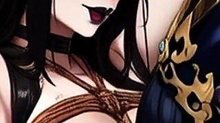 Tied up Angels & Bound Demons Get Milked in New Spicy Toons Hentai