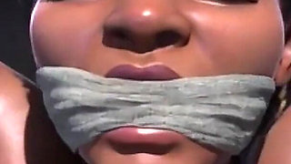 Pregnant African Slave in Bondage - Desperate for More Cum & Breeding