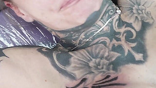 Big Boobed Tattoo Girl Gets Anal Fuck During a Tattoo Session - Gaping and ATM