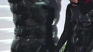 Inflatable Suit Edging and Denial, Part 1 - Alex Latex